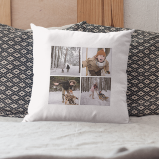 4 Image Photo Cushion (16")