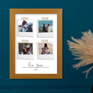 Our Year Harriet Light Wood Print and Frame