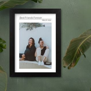 Line & Image Harriet Black Print and Frame