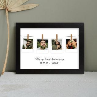 Hanging Retro Prints Harriet Black Print and Frame