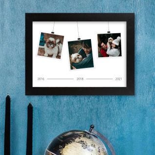 Timeline Harriet Black Print and Frame