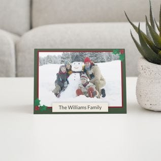 Holly Border Card