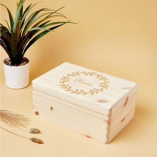 Large Wreath Keepsake Box