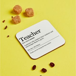 Teacher Definition Coaster