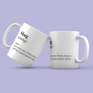 "Muhg" Definition Secret Santa Mug