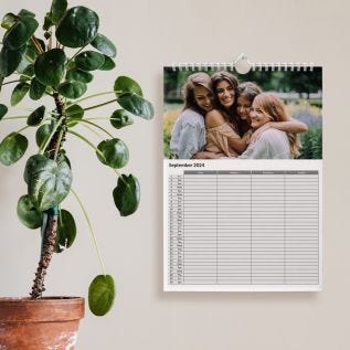 A4 Family Calendar - 4 People