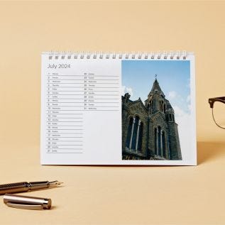 Desktop Photo Calendar List Style