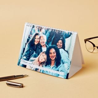 Desktop Photo Calendar Panoramic Style