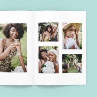 Hardcover Photo Book with Blank Theme