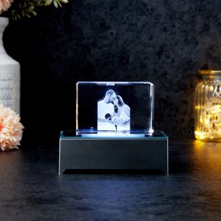 3D Rectangle Photo Crystal
