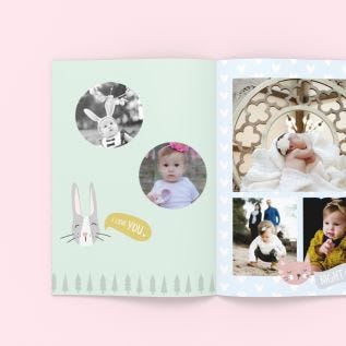 Softcover Photo Book with Baby Theme