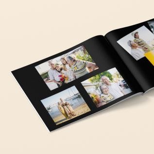 Softcover Photo Book with Black Theme