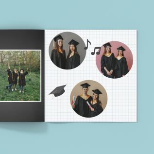  Softcover Photo Book with School Theme
