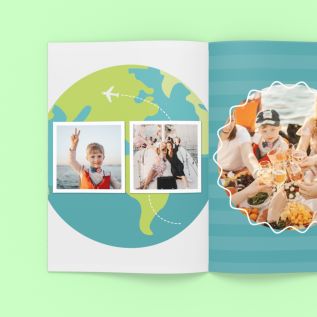 Softcover Photo Book with Travel Theme