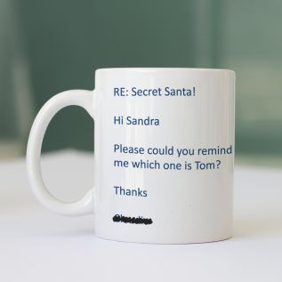 Email Secret Santa Mug