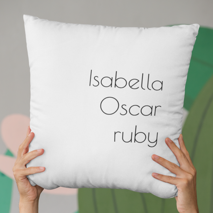 Names Personalised Cushion Max Spielmann
