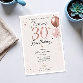 Design Your Own Birthday Invitations (8 Pack)