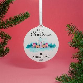 Festive Village Bauble Decoration