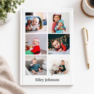 6 Image Collage Notebook