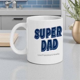 Super Dad Photo Mug