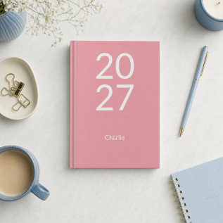 Year & Text Personalised Diary