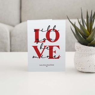 Will You Be Mine Card