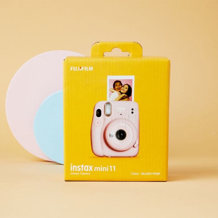 Fuji Instax Mini 11 Camera - Blush Pink