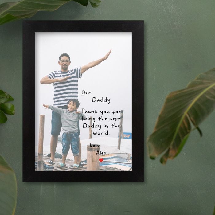 Dear Dad Harriet Print and Frame