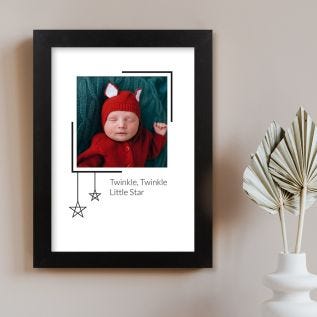 Twinkle, Twinkle Little Star Print and Frame