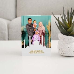 Eid Mosque Photo Card 