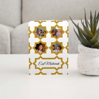Eid Star Photo Card