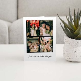 Retro Film Slide Card