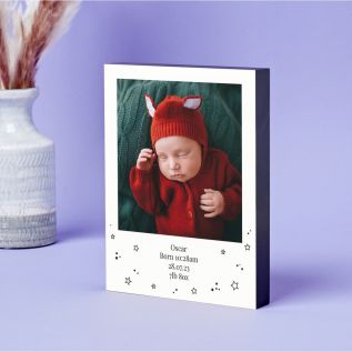Star First Birthday Photo Block (10x8")