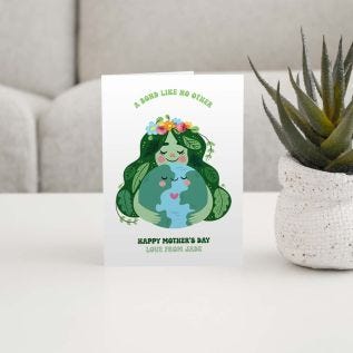 Mother Earth Mother's Day Card