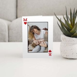 Playing Card Mother's Day Card