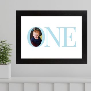 ‘One’ First Birthday Print & Frame