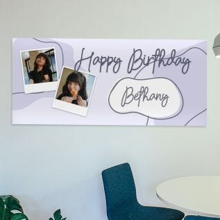 Abstract Purple Banner
