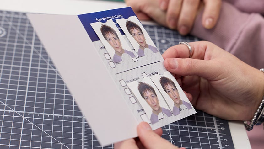 set of 4 driving licence prints