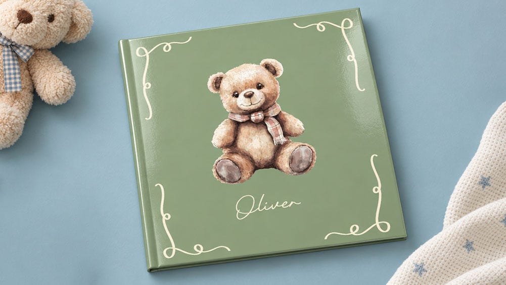 baby photo book theme