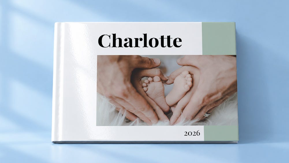 baby photo book theme