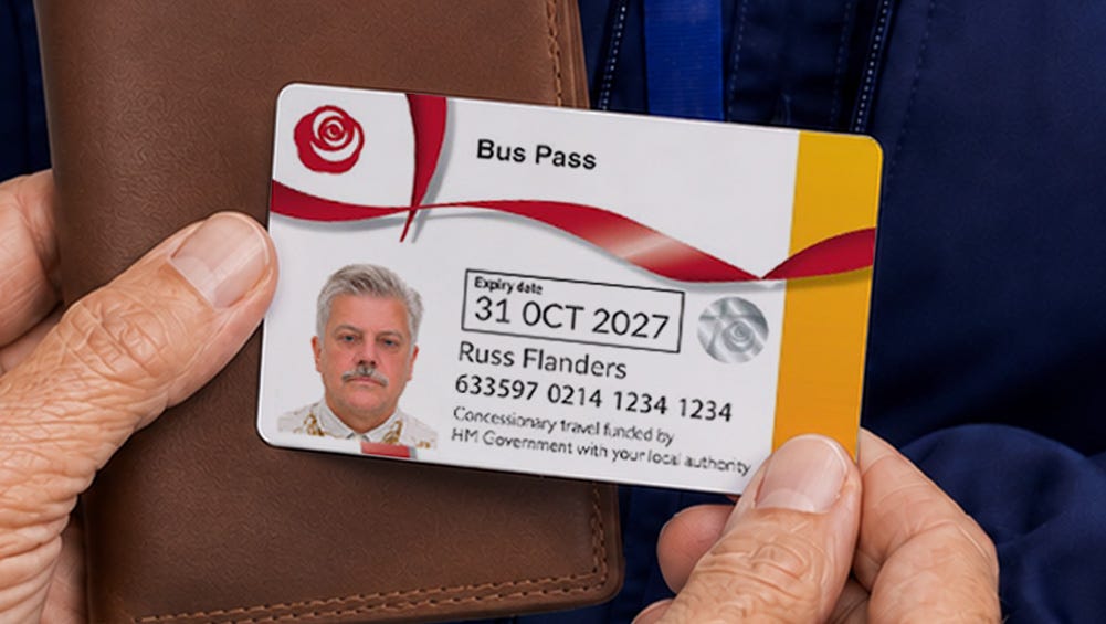 id photo on a bus pass