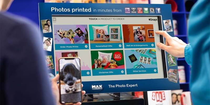 framed photo print on a tabletop