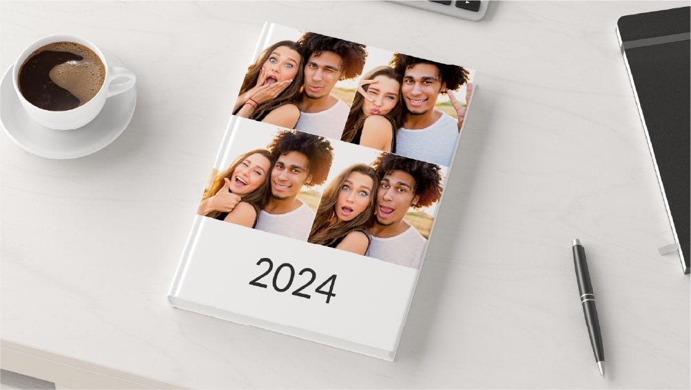 personalised photo diary for 2024