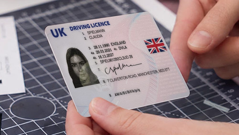driving licence photo