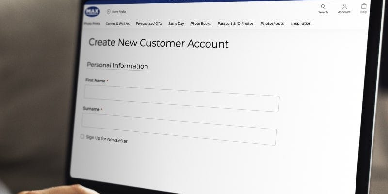 max spielmann account sign in page